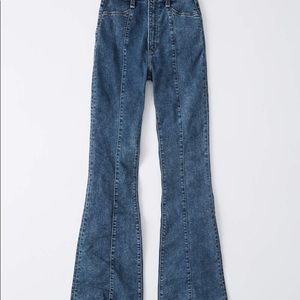 Abercrombie & Fitch High Rise Flare Jeans
